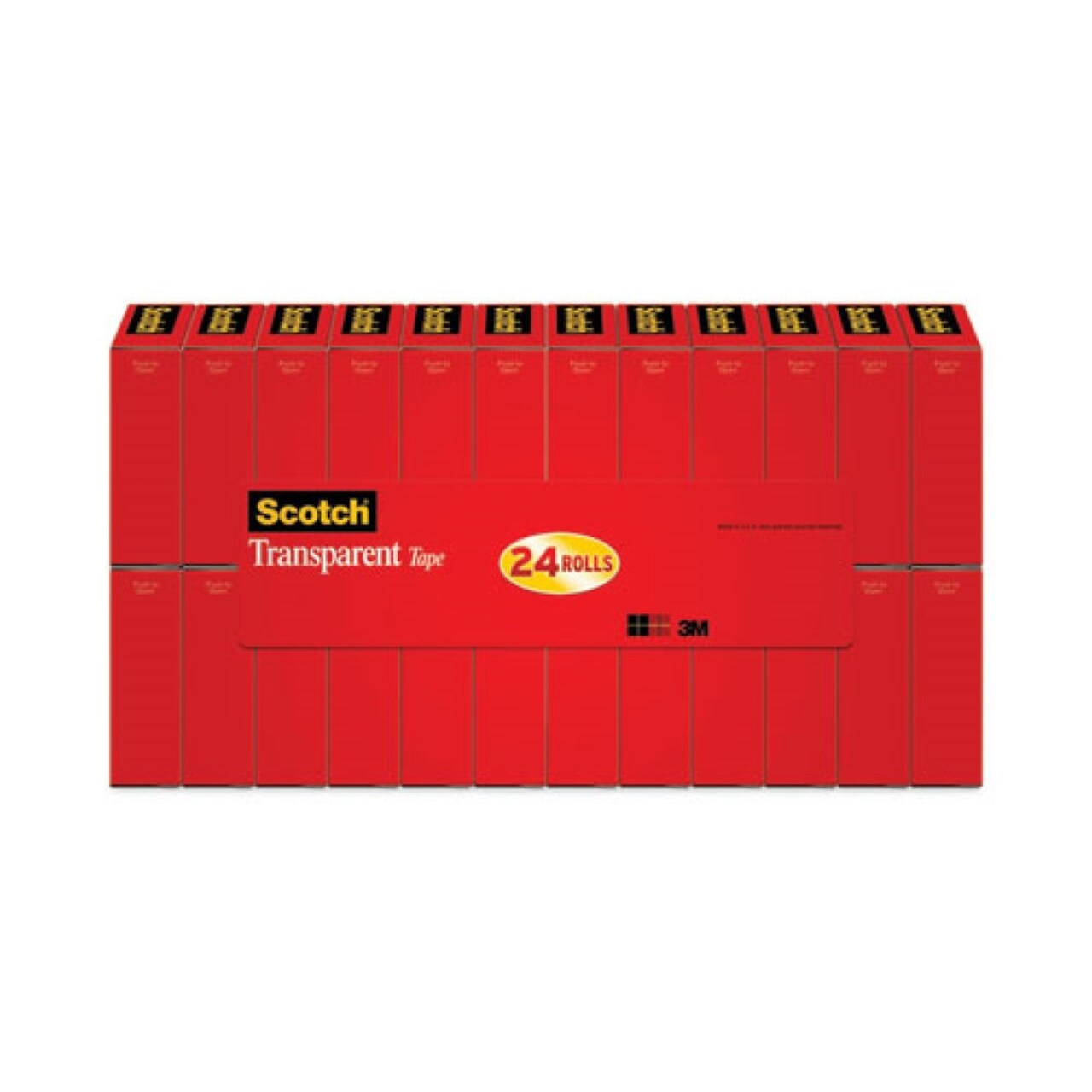 Scotch 0.75 in. x 83.33 ft. 1 in. Core Transparent Tape (24/Pack)